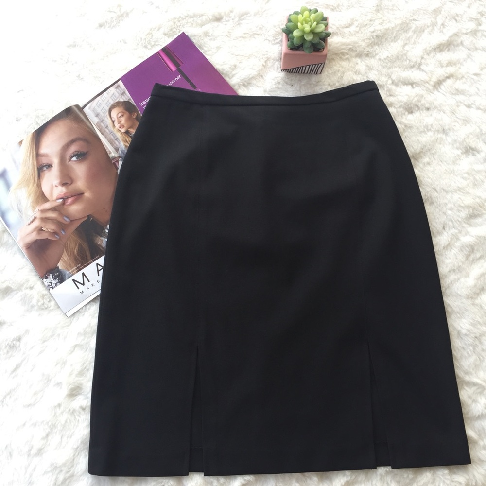 Elliott Lauren Black Stretch Pencil Skirt